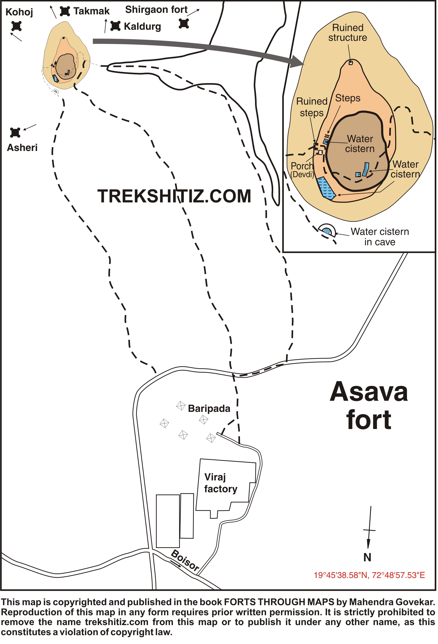 Asawa English Map
